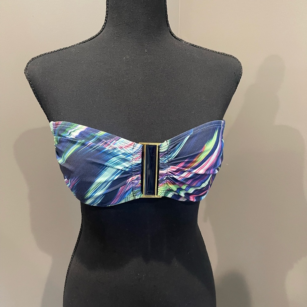 La Blanca bandeau bikini top
